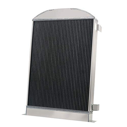 4 Row Aluminum Radiator for 1930-1936 Ford Model-A Hot Rod Chevy V8