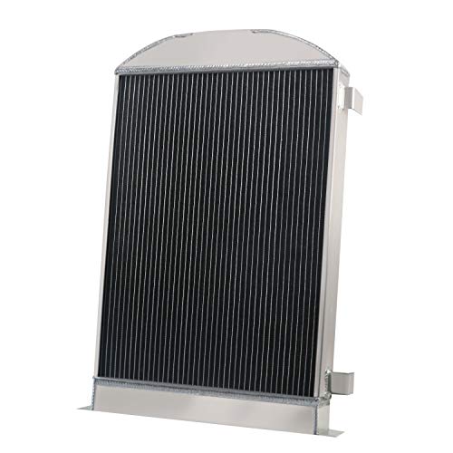 4 Row Aluminum Radiator for 1930-1936 Ford Model-A Hot Rod Chevy V8