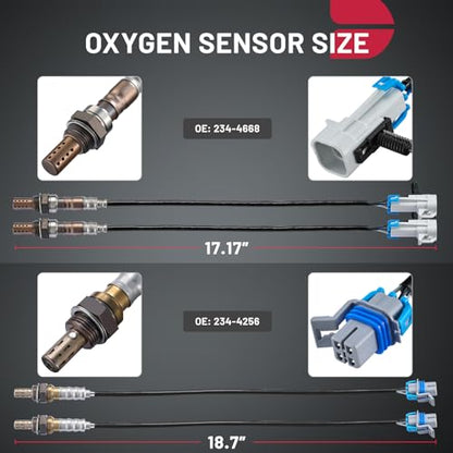 BDFHYK Oxygen Sensor Upstream Downstream 234-4668 for Chevrolet, for GMC