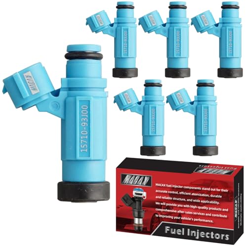Set of 6 Fuel Injectors 15710-93J00 Replacement - size: 15710-93J00