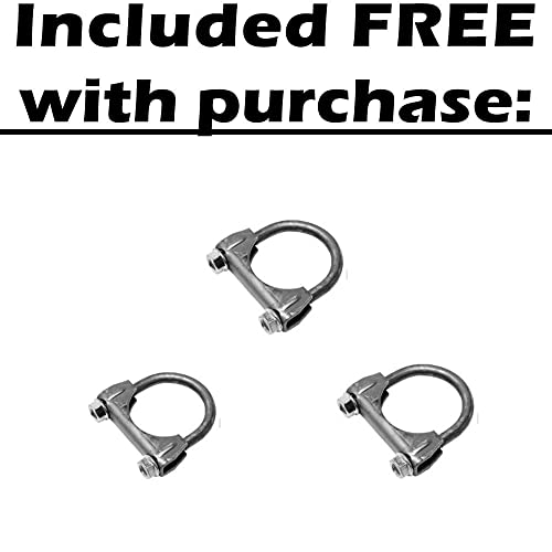 Northeastern Exhaust | Stainless Steel Muffler and Tail Pipe Exhaust System Kit Compatible for Jeep Commander 2006-2010 Jeep Grand Cherokee 2005-2010 3.7L 4.7L | Free Clamps Included