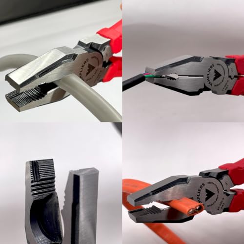 VAMPLIERS 9" Heavy Duty Side Cutting Linesman Pliers Made in Japan - style: 9" Electricians Linesman
