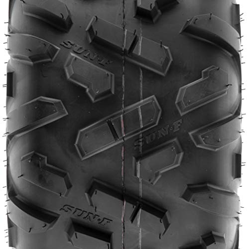 SunF ATV Tire 18x9.5-8 Lawn Tractor Tire, 6 Ply, Tubeless A051 - size: 18x9.5-8