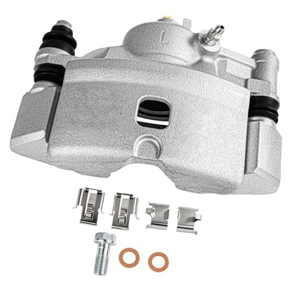 cciyu Front Left Disc Brake Caliper Assembly w/Bracket 19B1380 - size: Front Left[19B1380]