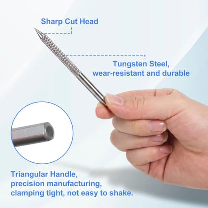 Tire Repair Tools, 3Pcs Tire Reamer Drill Bit Tungsten Steel Drill Bit