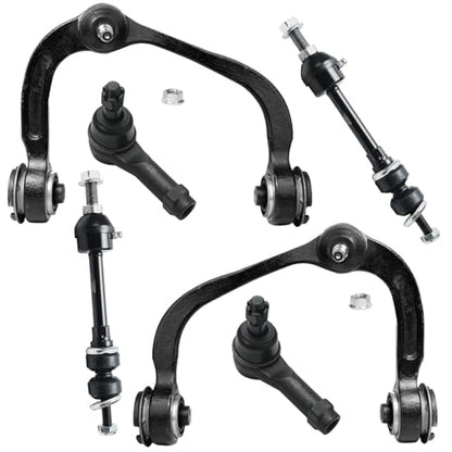 Detroit Axle - 4WD Front End Suspension Kit for Ford 2005-2008 F-150 - size: 6CS34593/6PC