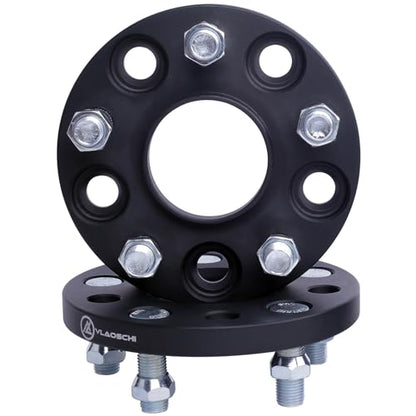 4X Black 5x100 Hubcentric Wheel Spacers 15mm with 12x1.5 Studs 54.1mm Hub - size: 15MM-Pack of 4