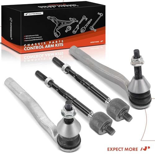 A-Premium Front Inner Outer Tie Rod End Kit Fix Uneven Tire Wear
