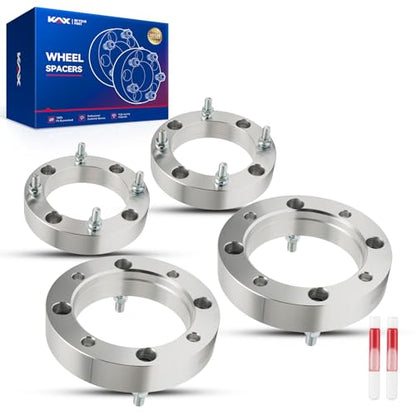 KAX 4x156mm Lug-Centric ATV Wheel Spacers with 131mm Hub Bore M12x1.5 Studs - color: Silver, size: 4x156mm-131mm-M12x1.5-38.1mm-4pcs