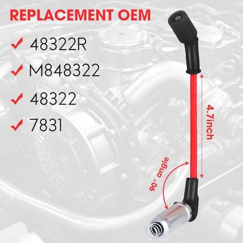 Ozikutech Spark Plug Wires Set of 8 for Chevy Silverado 5.3 LS GMC Sierra