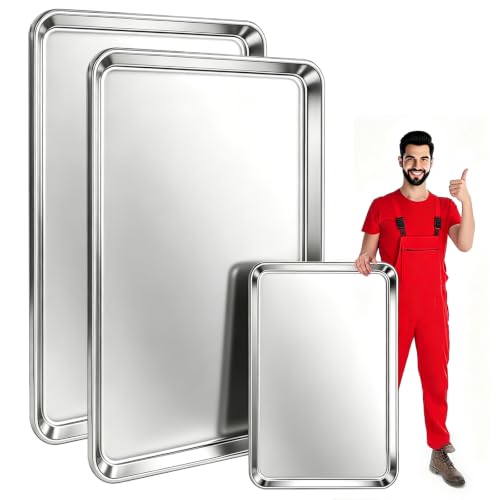 2Pack Stainless Steel Extra Large Oil Drip Pan, 35.4×24×1.6Inches - size: 2Pack Stainless Steel