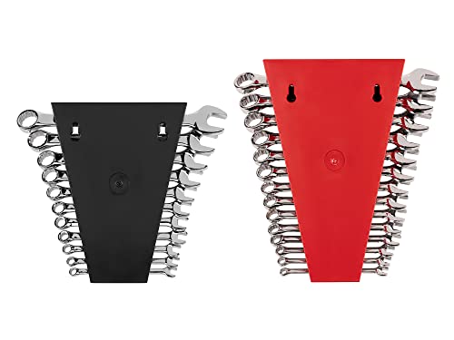 TEKTON Combination Wrench Set, 25-Piece | WCB91303 - size: 25-pc. (1/4-3/4 in., 6-19 mm), style: Rack