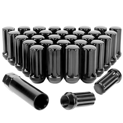 32pcs M14x1.5 Lug Nuts XL Spline W/ 1 Socket Key - size: 14x1.5, style: 32PCS， 2.01