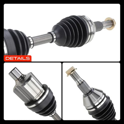 A-Premium Set of 2 Front Axle Shaft Assembly