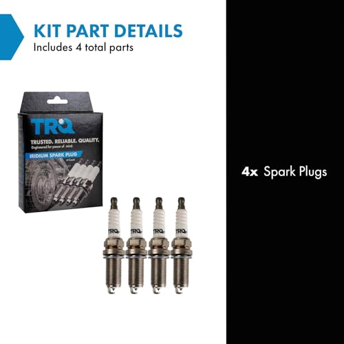 TRQ Iridium Spark Plugs Engine Tune Up Ignition Kit 4 Piece Set - style: SPA02152
