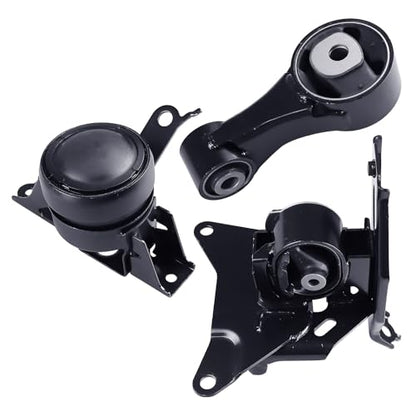 3PCS Engine Motor Mount Set Compatible with Yaris 1.5L L4 Manual - size: 2007-2012 Yaris Manual