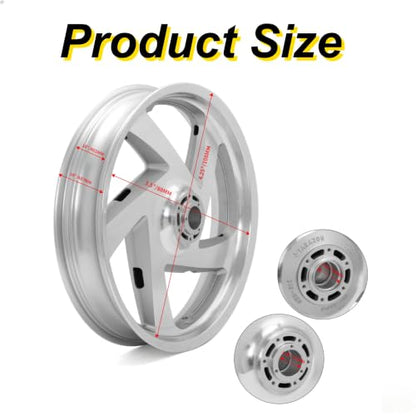 18"x3.5" Front Wheel Rim for Honda Goldwing 1800 GL1800 2001-2017 - color: Silver, size: Goldwing 1800 GL1800 2001-2017