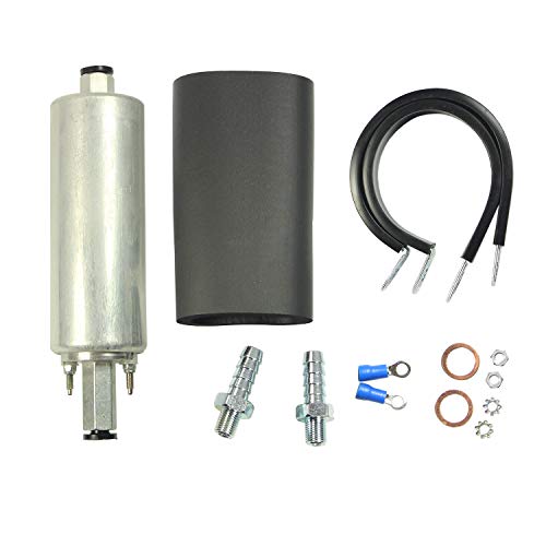 High Flow Pressure External Inline 255LPH Fuel Pump With Installation Kit Replacement For GSL392 400-939 Universal