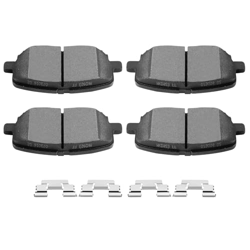 ECCPP D923 4pcs Front Disc Brake Pads Kits For Toyota For Corolla 2003-2008 - size: Front D923-7824