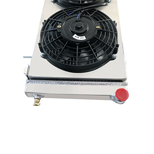 4 Row Radiator Shroud Fan For Jeep Cherokee XJ Comanche 1991-2001 - size: 4 Row Radiator/w Cap+Shroud Fan+Relay Kit