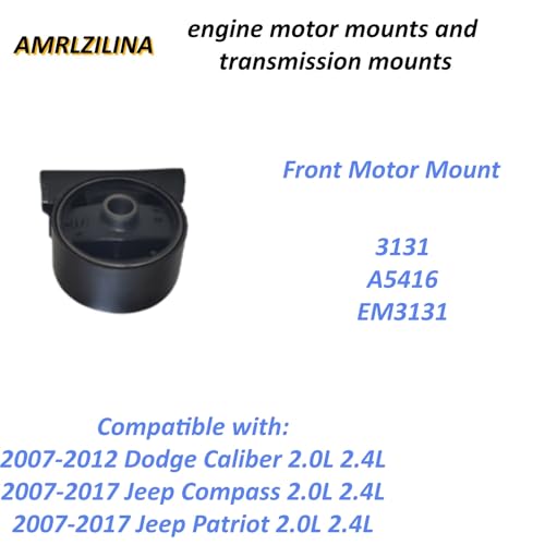 Engine Motor Transmission Mount Kit for Compass 2007-2017 - size: 2007-2012 Dodge Caliber 2.0L 2.4L