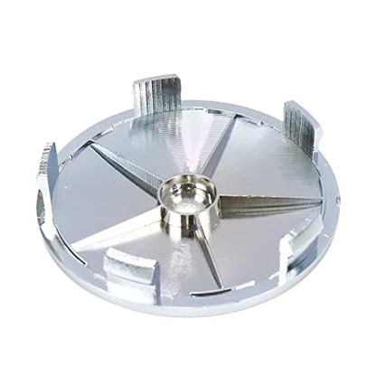 Modengzhe 4PCS Wheel Center Caps, 68mm Wheel Rim Hub Center Covers (Chrome) - color: Chrome, size: Outer 68 mm, Inner 67 mm