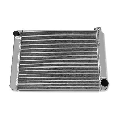 Universal 29" x 19" Aluminum 2 Rows Radiator For GM Chevy SBC BBC - size: 29" x 19"