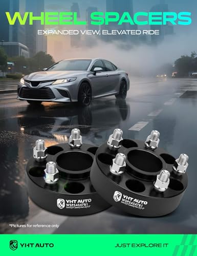 YHTAUTO 5x4.5 Hub Centric Wheel Spacers 1.5 Inch for Chrysler, Dodge - size: 1.5 Inch Thickness, style: 2 PCS