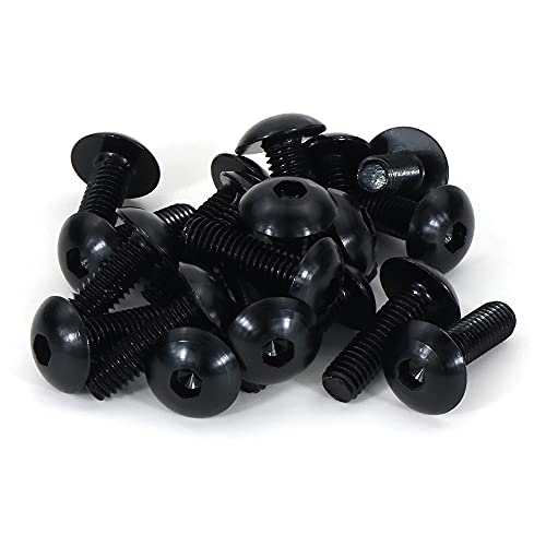 Universal Fairing Bolt Kits Fit for CRF/YZ/NINJA/GSX/DRZ Series - color: Black