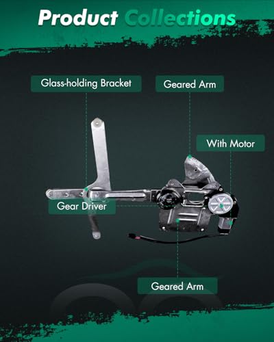 SCITOO Power Window Regulator w/Motor for Chevrolet Blazer 1995-2005 - size: 741-845