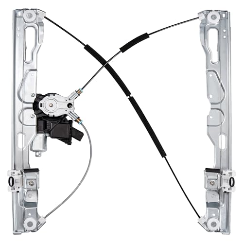 Front Driver Side Power Window Regulator with Motor - size: 751-600