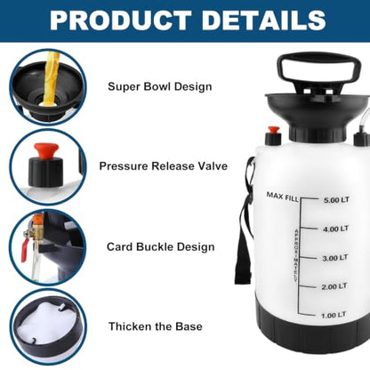 5L Transmission Fluid Pump, Gear Oil Pump, Oil Transfer Pump for ATF - size: Fluid Pump - 5L