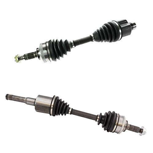 TRQ Front 2 Piece CV Axle Shaft Assembly Set - style: CSA70762