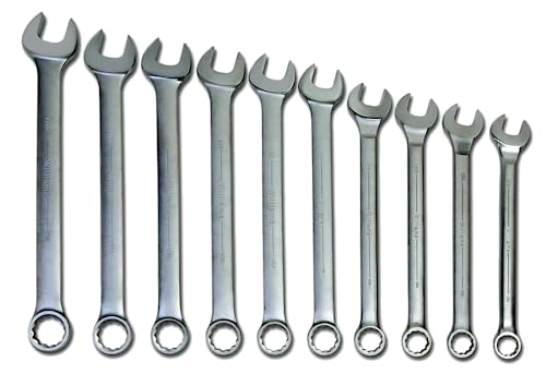 Williams WS-1174TA 10-Piece Super Combo Wrench Set - size: 10-Piece set (1 5/16" to 2")