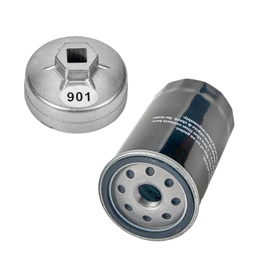 122-0836 Oil Filter & 420-0577 122-0836 Oil Filter Wrench Kit Fits for RV QG 5500/7000 Series HGJAA HGJAB HGJAC Spin-on Replaces 01220836 B7238 PH2875 PH10027