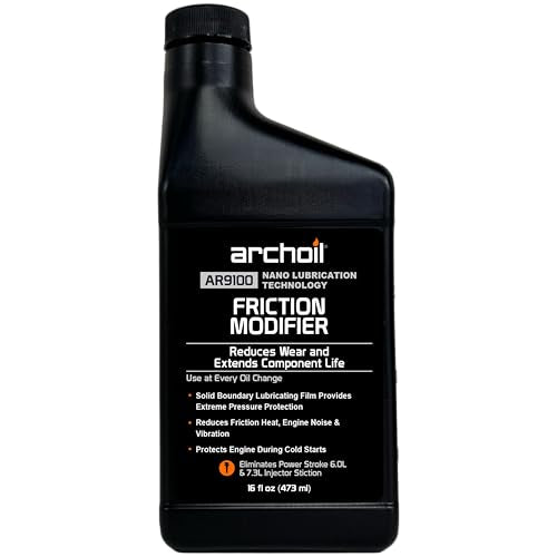 Archoil AR9100 Oil Additive (16oz) for All Vehicles - Powerstroke Cold Starts, Eliminates Injector Problems - size: AR9100 (16oz) - Single Pack