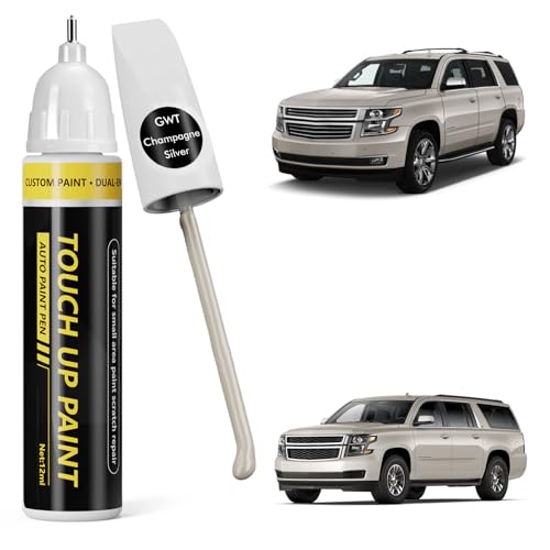 (Champagne Silver (GWT) Car Touch Up Paint for GMC - color: Champagne Silver (GWT) for 2025 Sierra/2024 Sierra/2023 Sierra/2025 Sierra EV/2025 YUKON & YUKON XL/2024 YUKON & YUKON XL/2026 HUMMER EV PICKUP/2025 HUMMER EV PICKUP/2024 HUMMER EV PICKUP/2026 HU