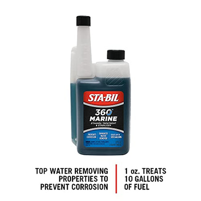 STA-BIL 360 Marine Fuel System Treatment, 32 oz - size: 32 oz.