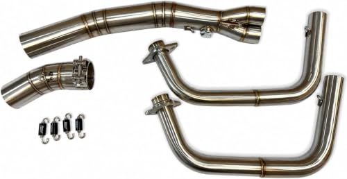 Header Link Pipe Full Exhaust System for Ninja 400, 500 2018-2024