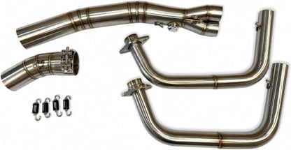 Header Link Pipe Full Exhaust System for Ninja 400, 500 2018-2024