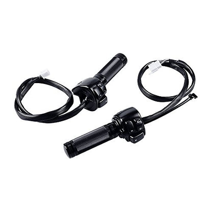 Astra Depot Motorcycle Switches Wiring Harness Hand Grips for Harley 1" Bar - color: Custom
