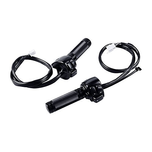 Astra Depot Motorcycle Switches Wiring Harness Hand Grips for Harley 1" Bar - color: Custom
