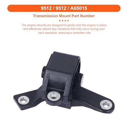 Engine Motor Mount Compatible with 2009 2010 2011 2012 2013 2014 2015 Honda Pilot 3.5L-V6 FWD (Front Wheel Drive) - size: Pilot 3.5L 09-15