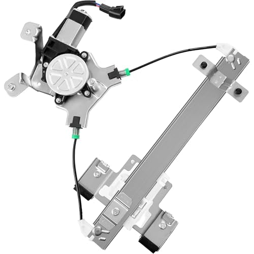 Rear Driver Side Power Window Regulator with Motor (2 Pins) Fit for 2007-2014 Cadillac Escalade Chevrolet Tahoe Gmc Yukon, 741-390 - size: Rear Driver (LH)