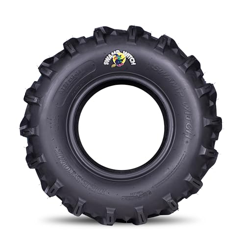 Deestone 27x12.00-12 D932 Swamp Witch Tire – 60F 27x12x12 – 6 Ply T/L – ATV Off-Road Traction Tire/Keychain Package - size: 27x12.00-12