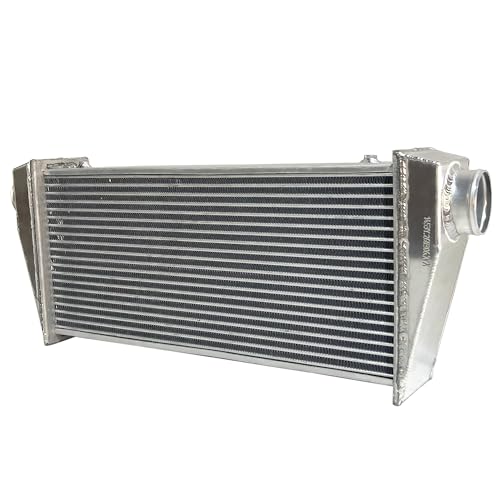 1000HP 31"x12"x4" Universal Aluminum Turbo Intercooler 3" Inlet/Outlet 5-50PSI