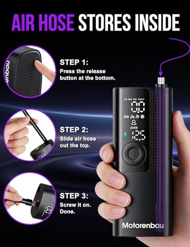 Tire Inflator Portable Air Compressor, 3X Faster Inflation
