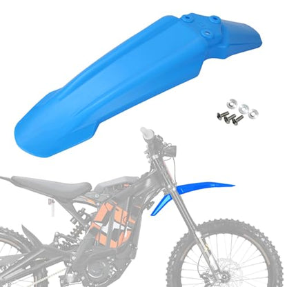 Dirt Bike Front Fender,Dirtbike Front Fender for Sur Ron/Surron/Light Bee/X160/X260, Blue (Not Fits RST Fork) - style: Blue