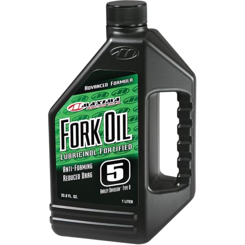 Maxima 54901 5WT Standard Hydraulic Fork Oil - 1 Liter Bottle - size: 1 Liter, style: 1 Pack