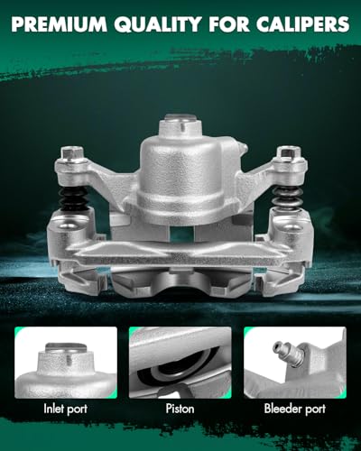 SCITOO Rear Right Disc Brake Caliper With Bracket 18-B4645A - size: Rear Passenger[18-B4645A]